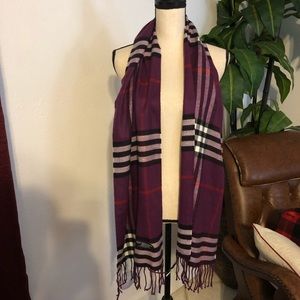 Cashmere scarf made in Scotland